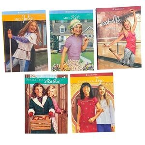 Lot of 5 American Girl Paperback Books Meet Kit Meet Julia Ivy Ruthie Isabelle
